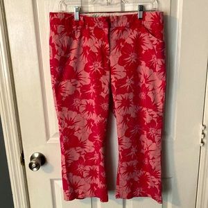 Express Medium and Light Pink Capris
